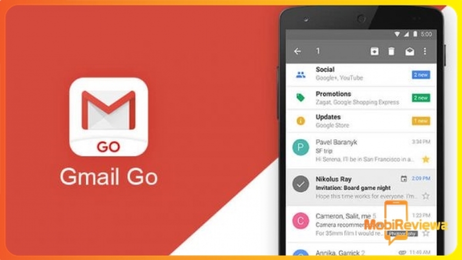 جوجل تُوفر تطبيق Gmail Go لجميع هواتف الأندرويد