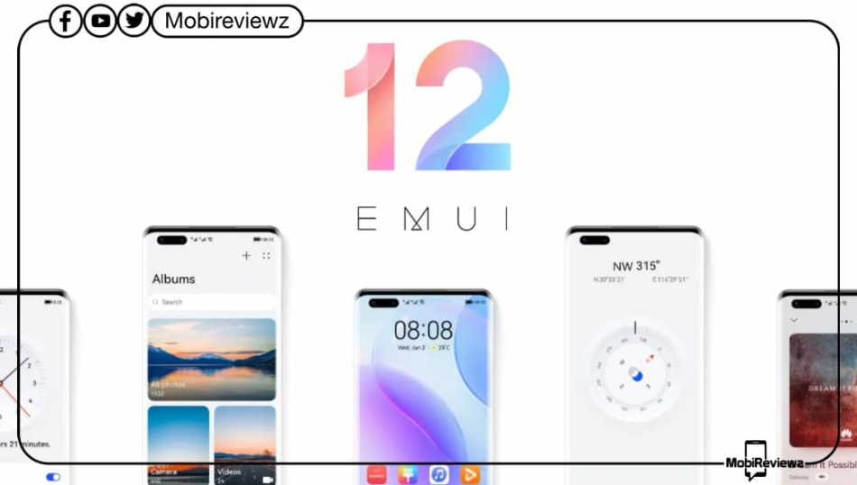 هواوي تكشف رسميًا عن قائمة الهواتف المؤهلة لتحديث EMUI 12