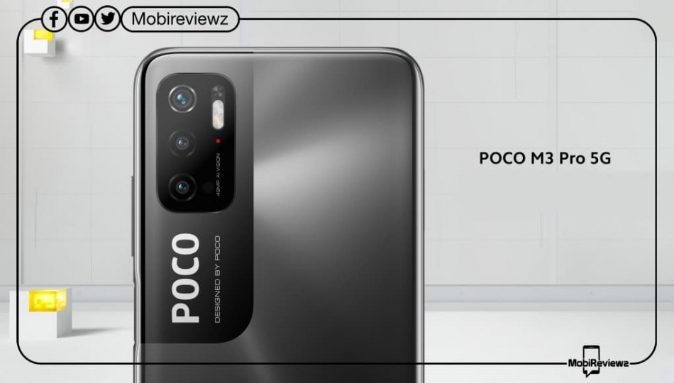 تأكيد تصميم هاتف Poco M3 Pro 5G مع دقة كاميراته الخلفية