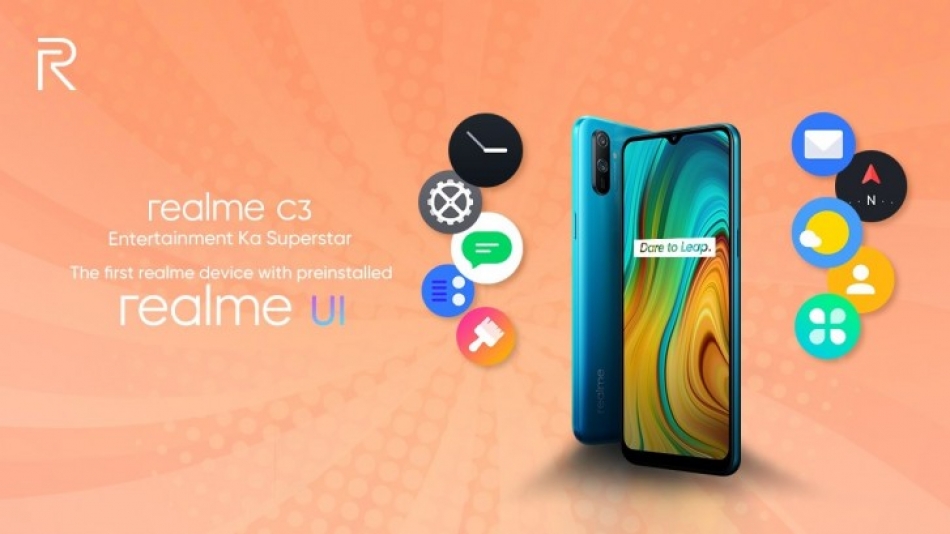 هاتف ريلمي سي 3 سيأتي مع واجهة Realme UI