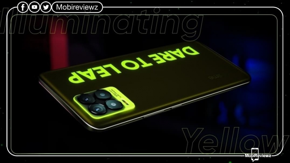 سيصل هاتف Realme 8 Pro باللون الأصفر المضيء للأسواق في 26 أبريل القادم
